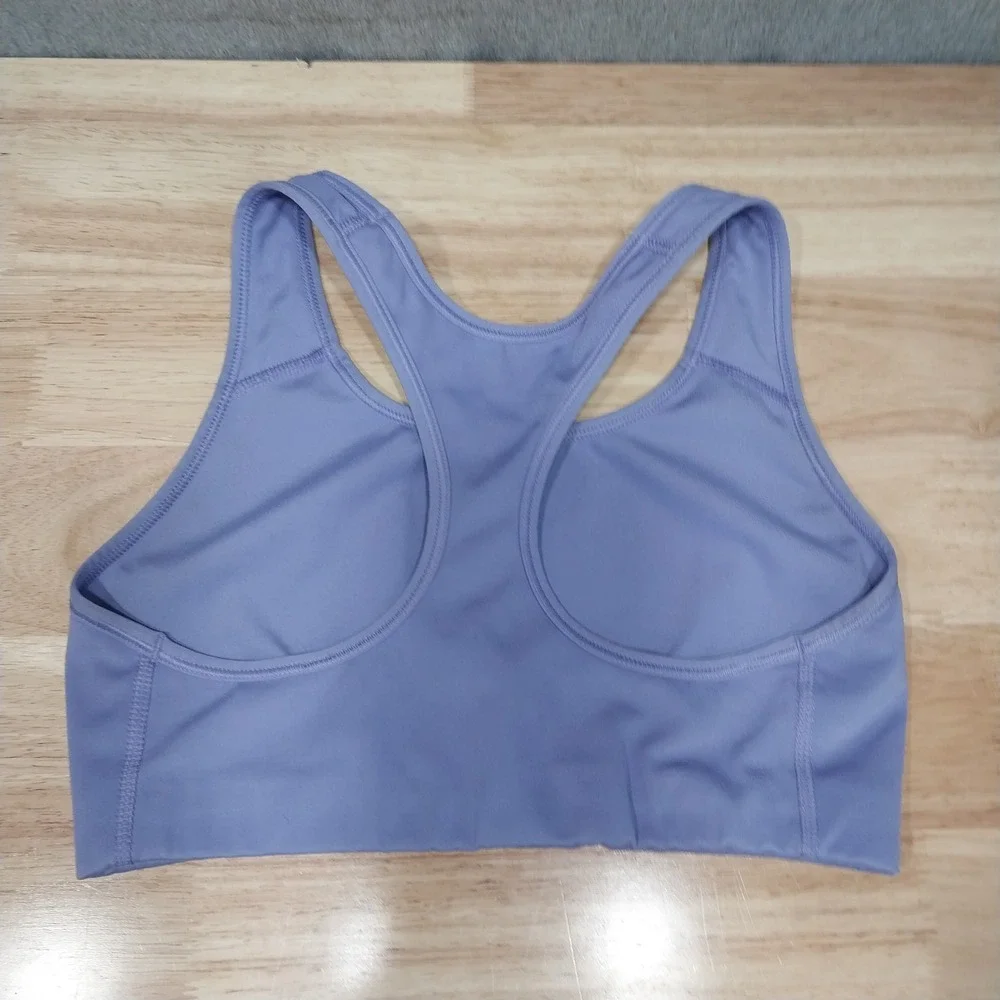 Nike Womens Sports Bra Dri-FIT Racerback Medium Purple